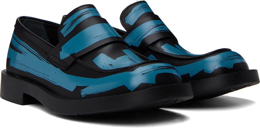 CAMPERLAB Black & Blue MIL 1978 Loafers - Picture 2
