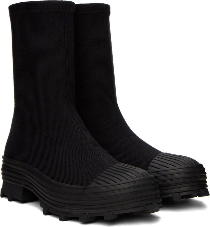 CamperLab Black Traktori Ankle Boots