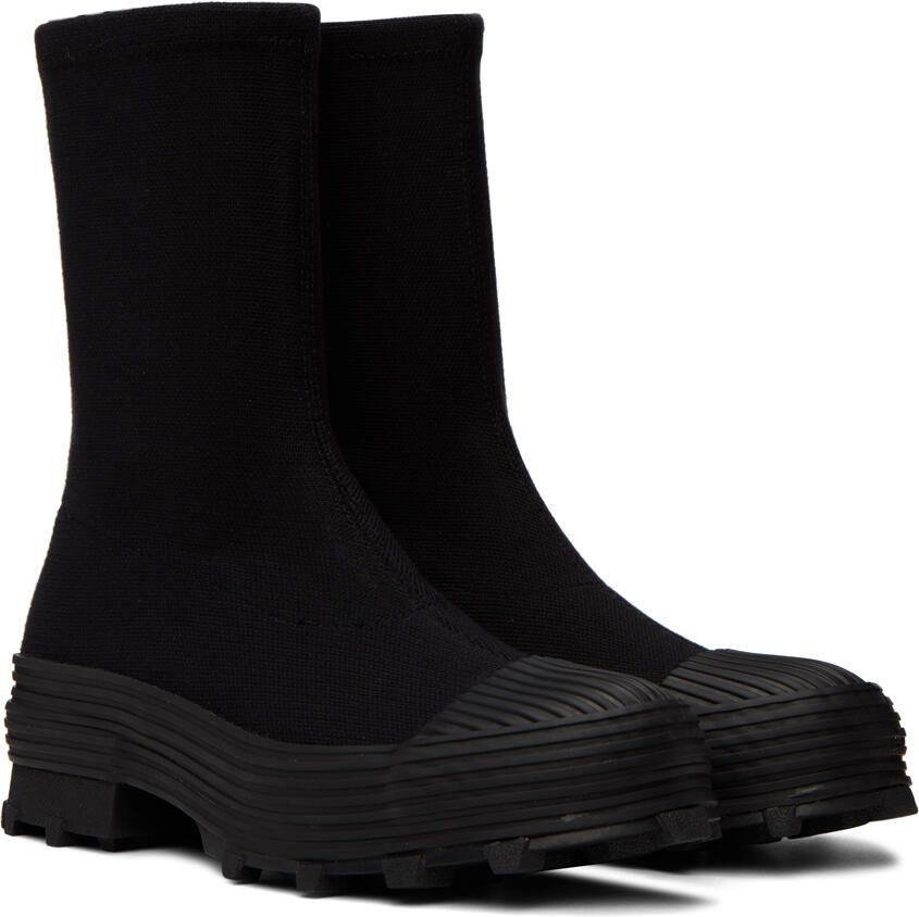 CAMPERLAB Black Traktori Chelsea Boots