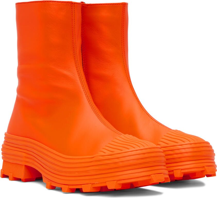 CAMPERLAB Orange Traktori Boots - Picture 2
