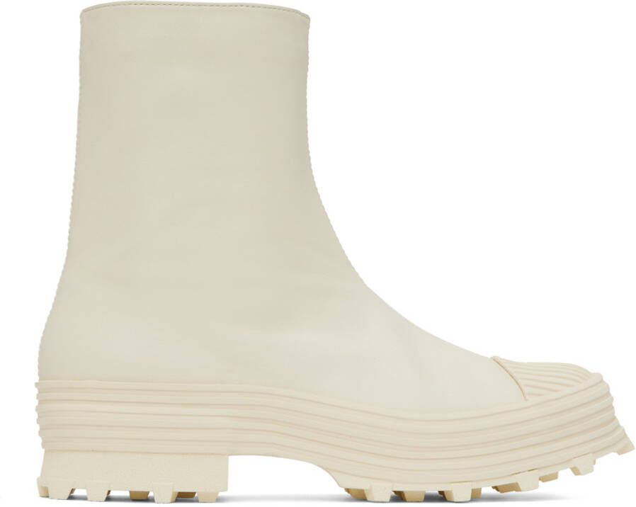 CAMPERLAB Off-White Traktori Ankle Boots - Picture 4
