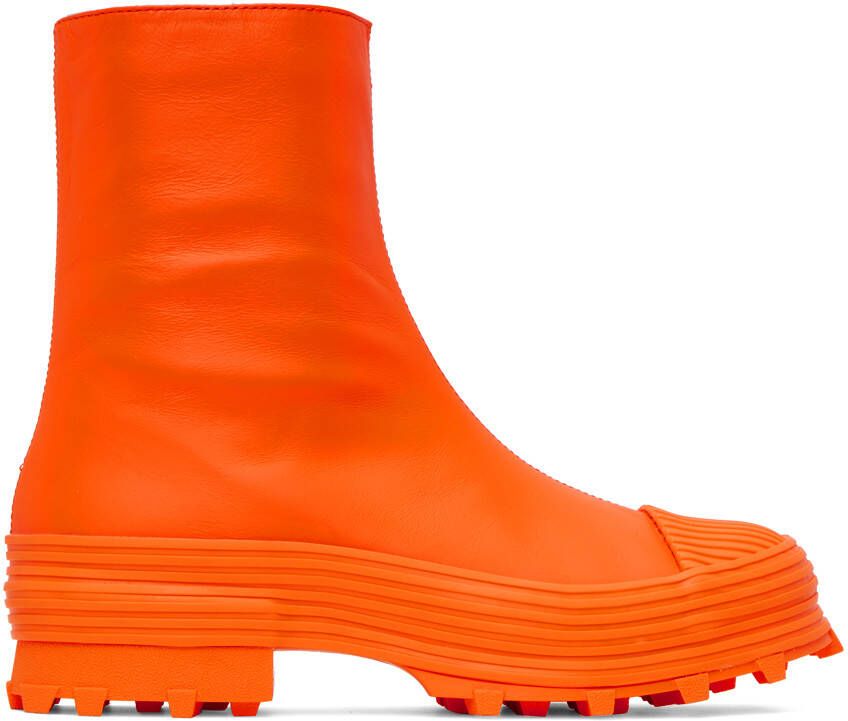 CAMPERLAB Orange Traktori Boots - Picture 4