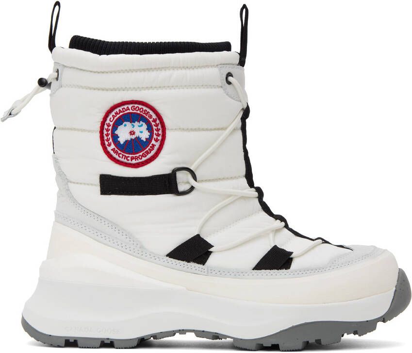 Canada Goose White Toronto Boots - Picture 5