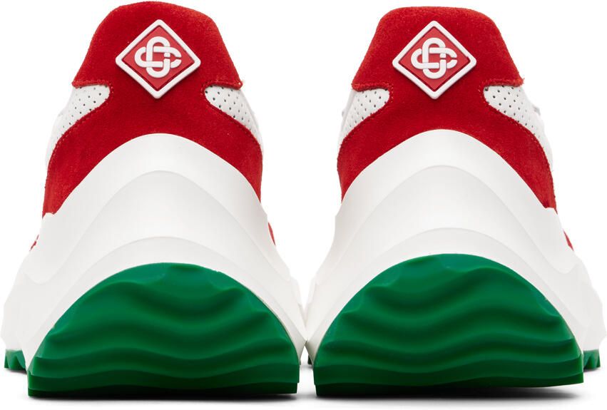 Casablanca White & Red Atlantis Sneakers