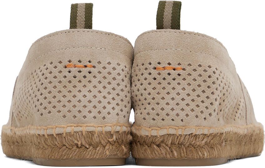 Castañer Beige Pablo Pierced Espadrilles
