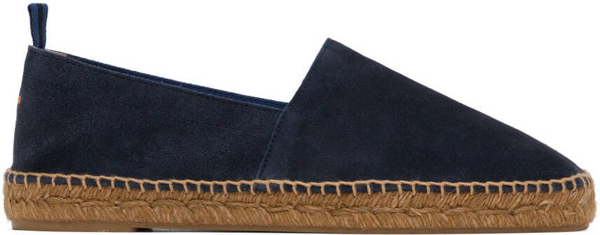 Castañer Navy Suede Pablo Espadrilles - Picture 4