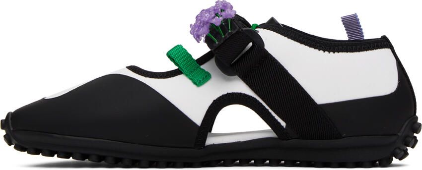 Cecilie Bahnsen White & Black Sara Sneakers - Picture 3