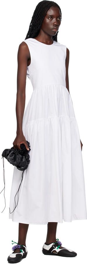 Cecilie Bahnsen White & Black Sara Sneakers - Picture 4