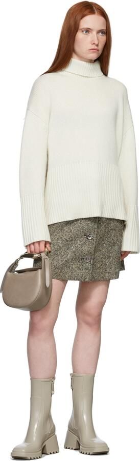 Chloé Beige Betty Rain Boots - Picture 3