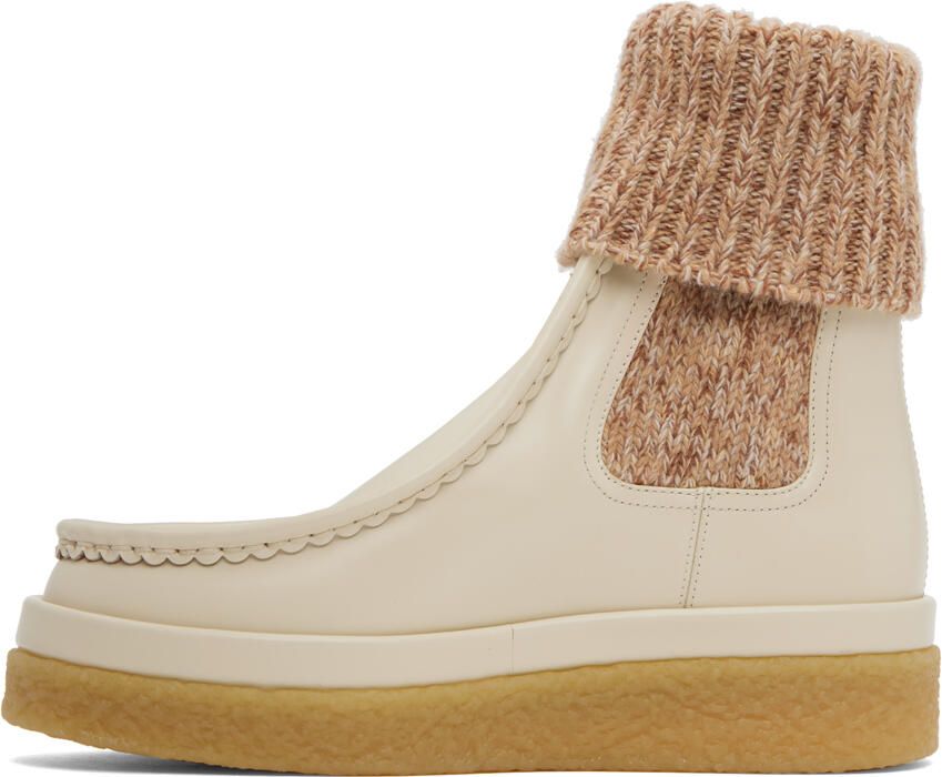 Chloé Beige Jamie Boots - Picture 3