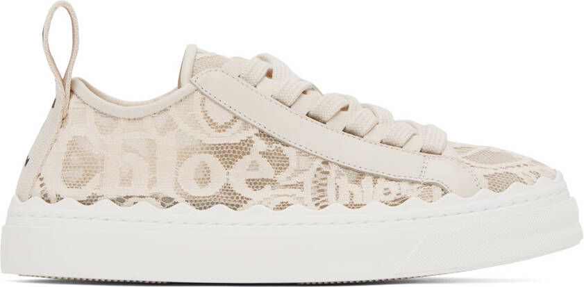 Chloé Beige Lauren Sneakers