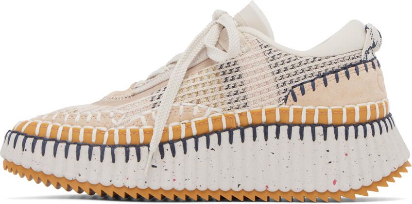 Chloé Beige Nama Sneakers - Picture 3
