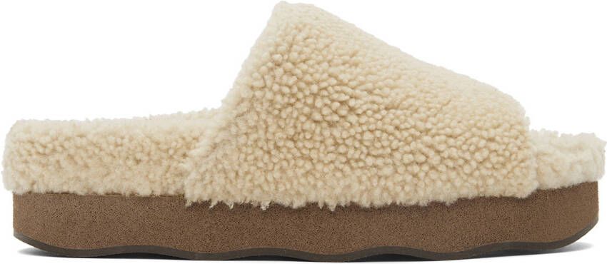 Chloé Beige Wavy Sandals - Picture 5