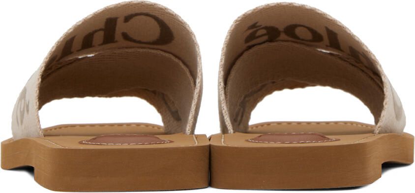 Chloé Beige Woody Sandals