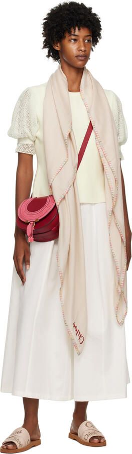 Chloé Beige Woody Sandals - Picture 4