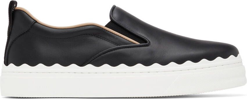Chloé Black Lauren Slip-On Sneakers - Picture 5