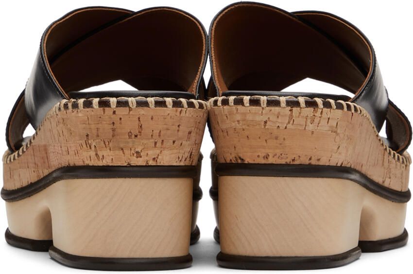 Chloé Black Lilia Heeled Sandals