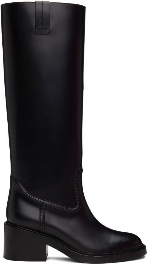 Chloé Black Mallo Tall Boots - Picture 3