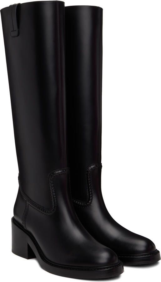 Chloé Black Mallo Tall Boots - Picture 2