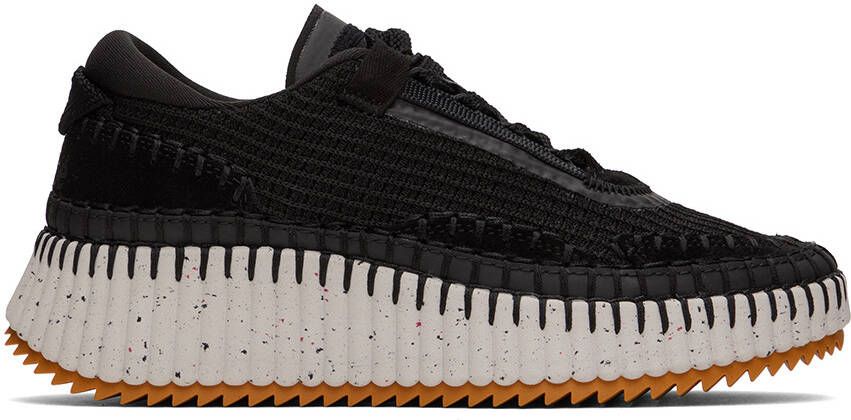 Chloé Black Nama Sneakers - Picture 5