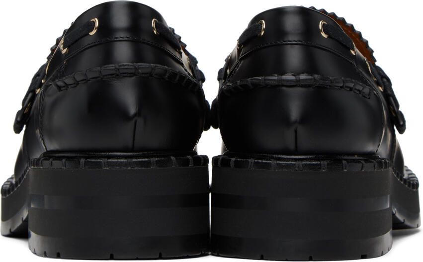 Chloé Black Noua Loafers