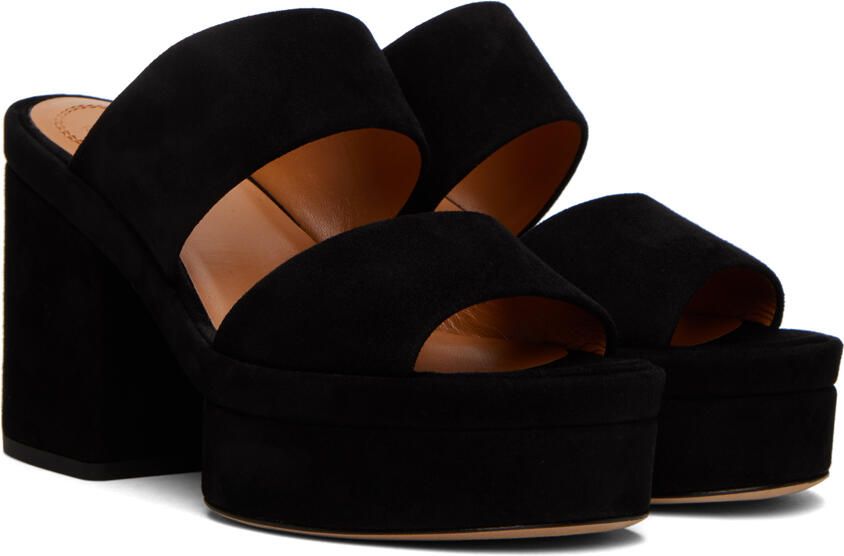 Chloé Black Odina Heeled Sandals - Picture 2