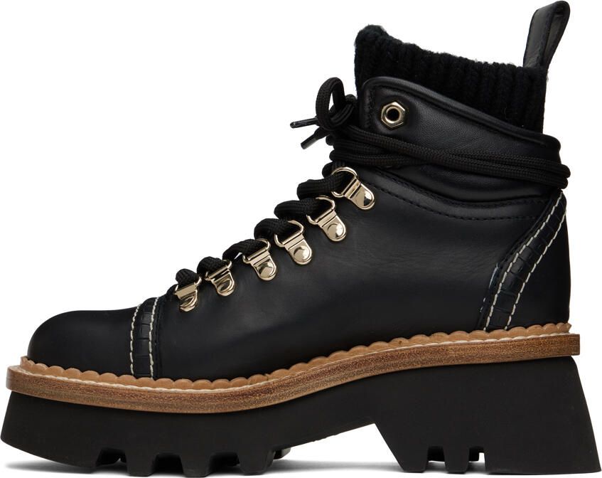 Chloé Black Owena Ankle Boots - Picture 3