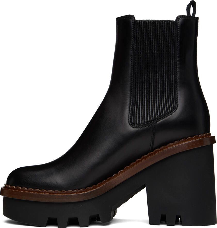 Chloé Black Owena Boots - Picture 2