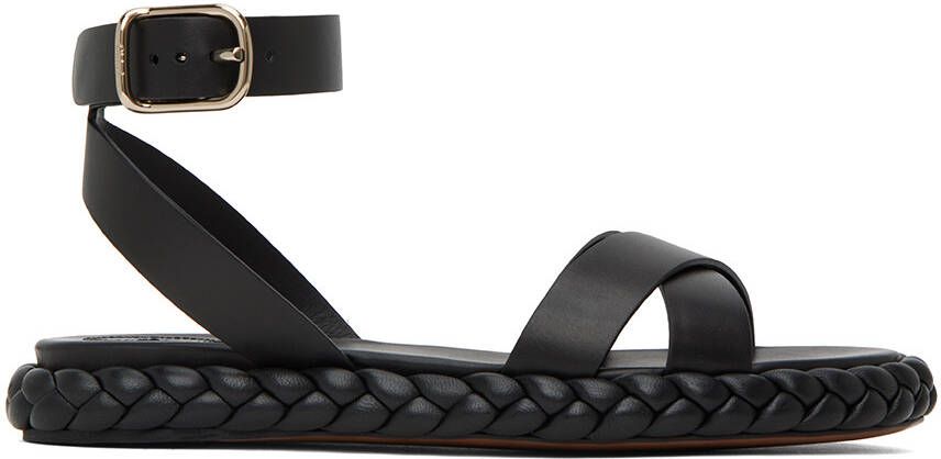 Chloé Black Pip Sandals - Picture 4