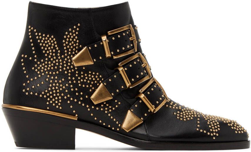 Chloé Black Susanna Ankle Boots - Picture 5