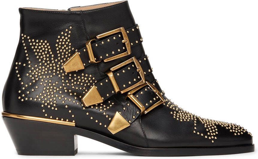 Chloé Black Susanna Ankle Boots - Picture 5