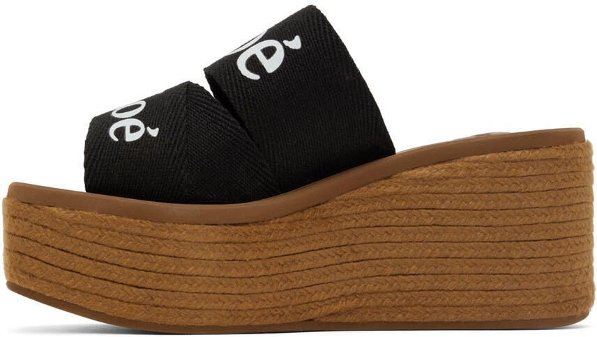 Chloé Black Woody Espadrilles - Picture 3