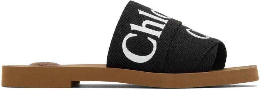 Chloé Black Woody Mules - Picture 5