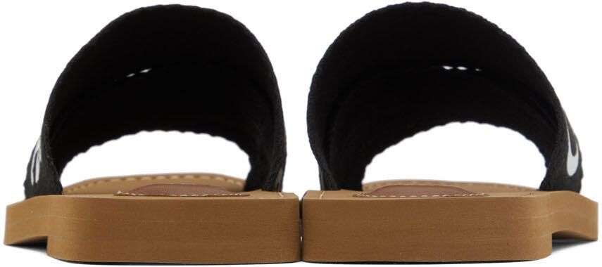 Chloé Black Woody Mules