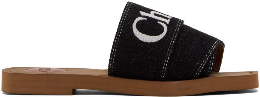 Chloé Black Woody Sandals - Picture 5
