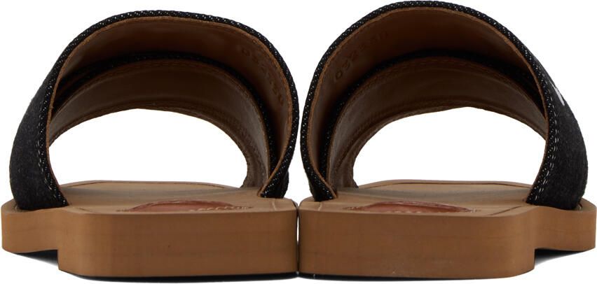 Chloé Black Woody Sandals