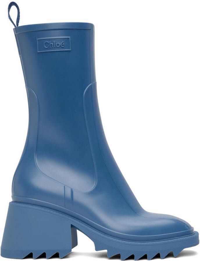 Chloé Blue Betty Boots - Picture 3