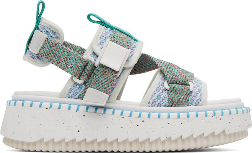 Chloé Blue Lilli Sandals - Picture 5