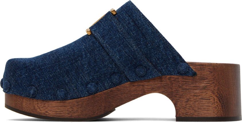 Chloé Blue Marcie Clogs - Picture 3