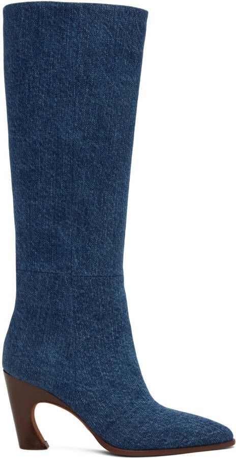 Chloé Blue Oli Boots - Picture 5