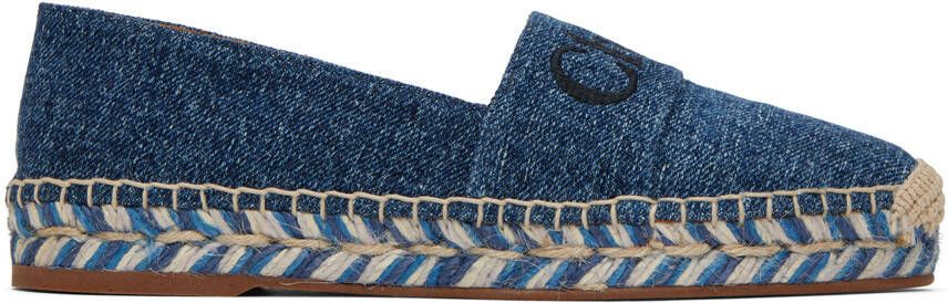 Chloé Blue Piia Espadrilles - Picture 4