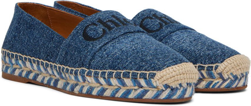 Chloé Blue Piia Espadrilles - Picture 2