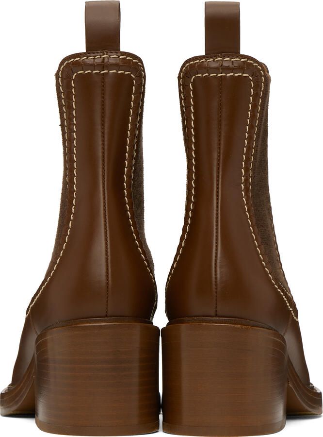 Chloé Brown Mallo Boots - Picture 3