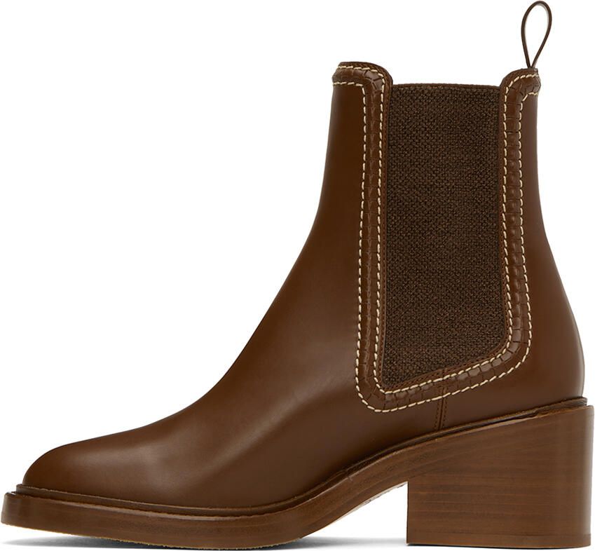 Chloé Brown Mallo Boots - Picture 2