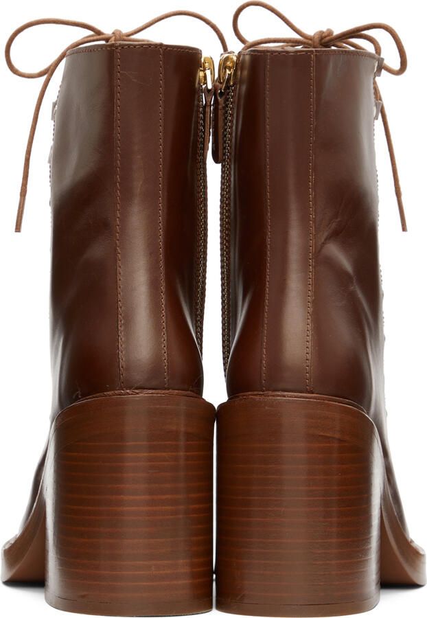 Chloé Brown May Ankle Boots - Picture 3