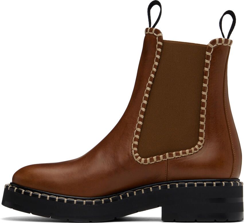 Chloé Brown Noua Chelsea Boots - Picture 2