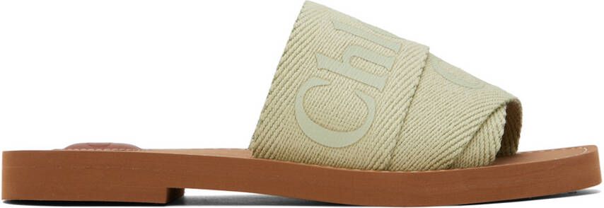 Chloé Green Woody Mules - Picture 5