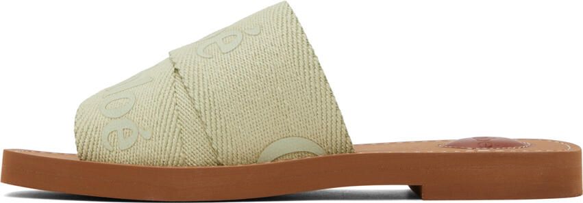 Chloé Green Woody Mules - Picture 3