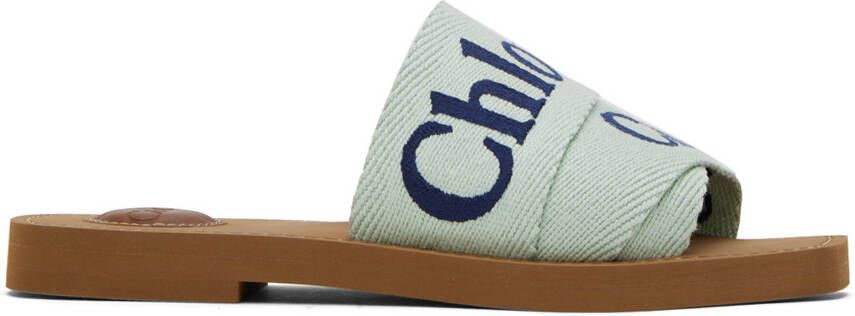 Chloé Green Woody Slides - Picture 2