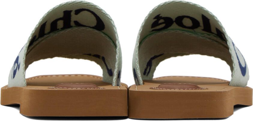 Chloé Green Woody Slides - Picture 5
